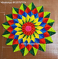 Rangoli Mat - D002 - 3 feet Rangoli Mat - D002 - 3 feet