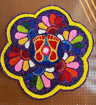 Rangoli Mat - D034 - 3ft