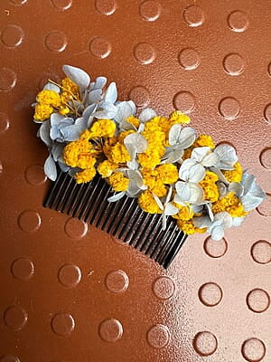 Dried Flower Hair Clip