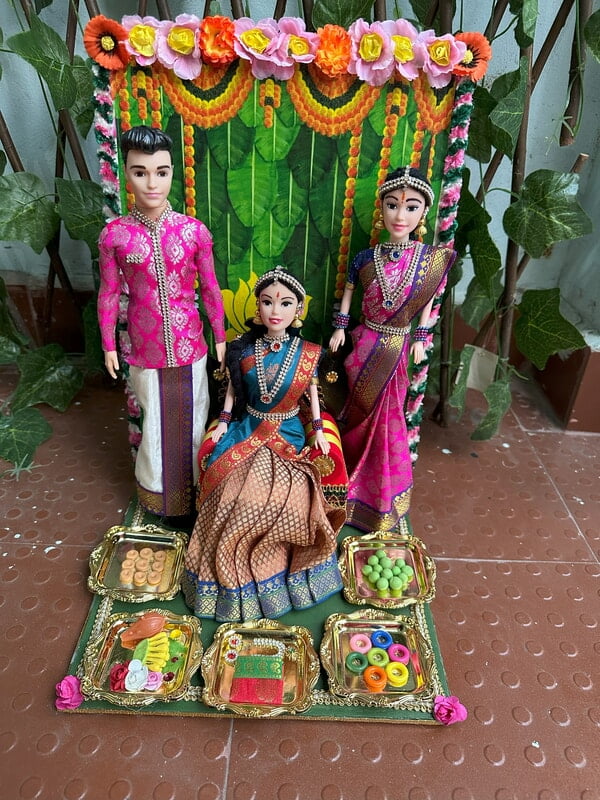 Half Saree Doll Set 3