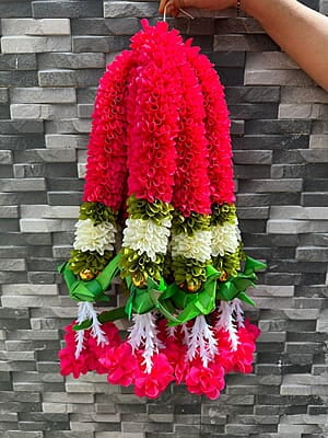 Cloth Garland With Parrot Hanging