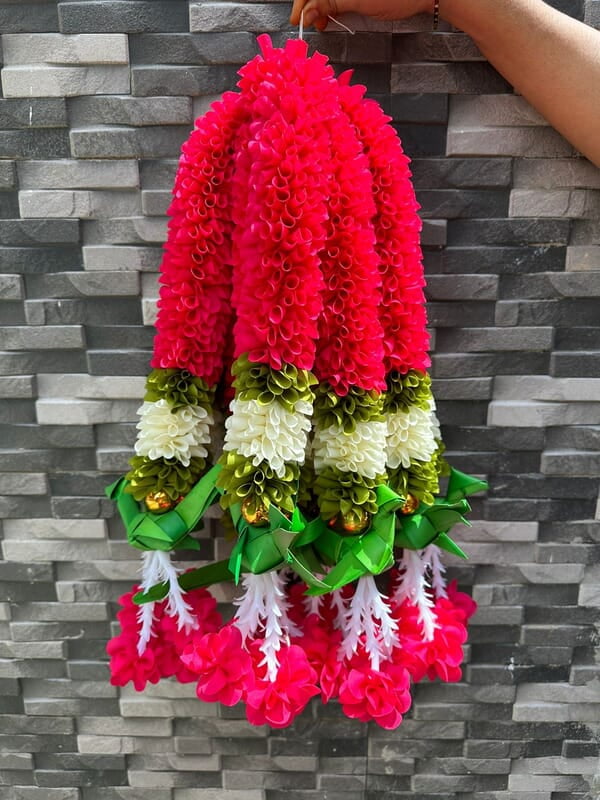 Cloth Garland With Parrot Hanging