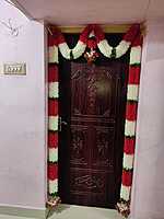 Cloth garland door set - 8