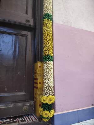 Palm Leaf Garland for Door