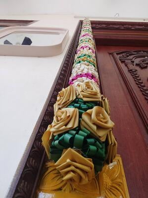 Palm leaf door garland3