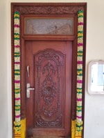 Palm leaf door garland3