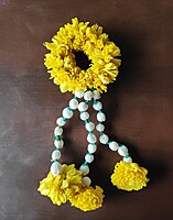 Reusable Marigold & Jasmine  Flower Bunches