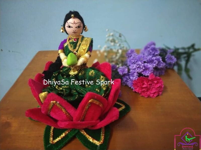 Pelli koothuru doll on Lotus Pelli koothuru doll on Lotus