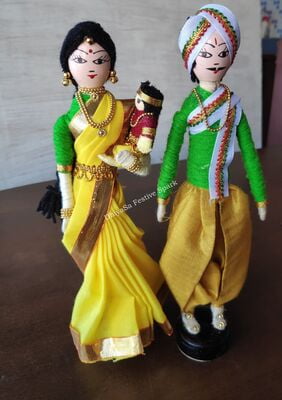 Couple doll with Baby