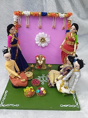 Sathya Narayana Poojai Doll Set