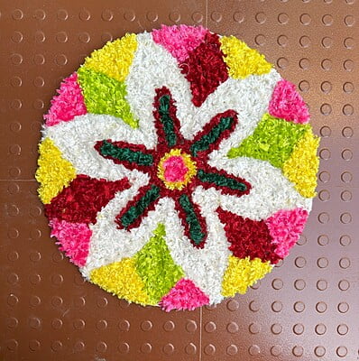 Rangoli Mat - E017 - 1ft