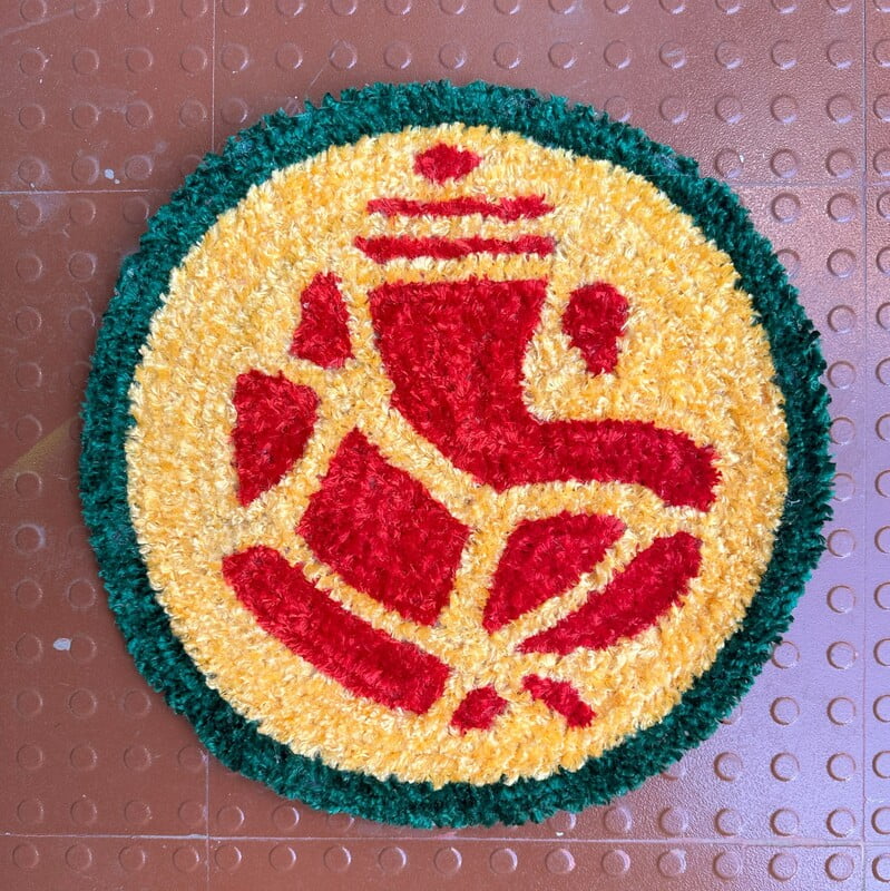Rangoli Mat - E027 -1ft Rangoli Mat - E027 -1ft
