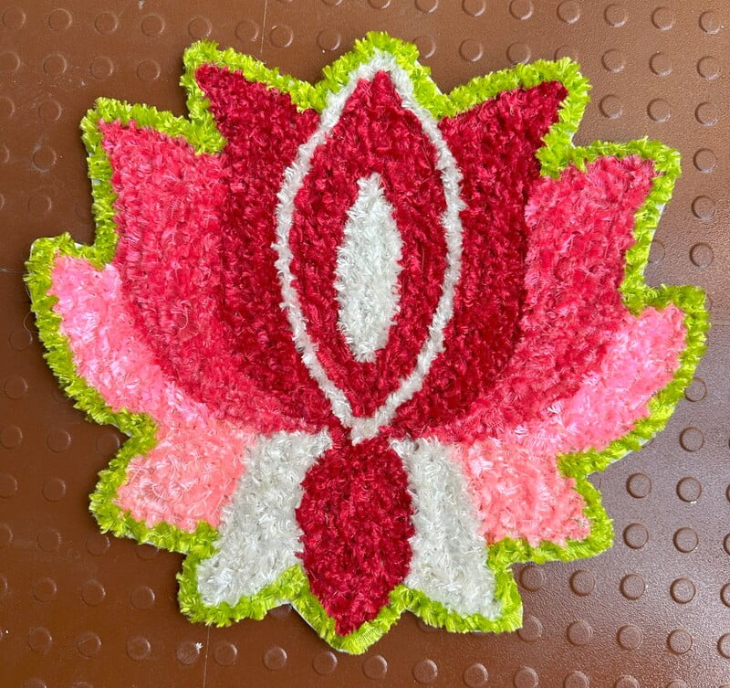 Rangoli Mat - E029 - 1ft Rangoli Mat - E029 - 1ft