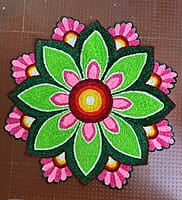 Rangoli Mat - D030 -3ft Rangoli Mat - D030 -3ft