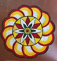Rangoli Mat - D019