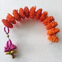 Reusable Marigold with Palm hanging Reusable Marigold with Palm hanging