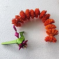 Reusable Marigold with Palm hanging Reusable Marigold with Palm hanging
