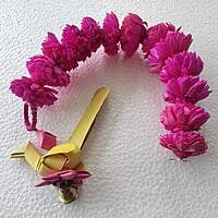 Reusable Marigold with Palm hanging Reusable Marigold with Palm hanging