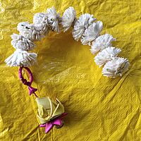 Reusable Marigold with Palm hanging Reusable Marigold with Palm hanging