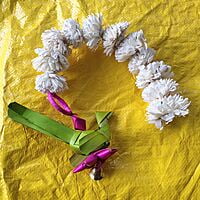 Reusable Marigold with Palm hanging Reusable Marigold with Palm hanging
