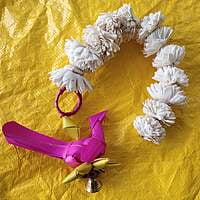 Reusable Marigold with Palm hanging Reusable Marigold with Palm hanging